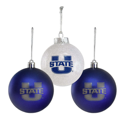 Utah State Bulb Ornament Set