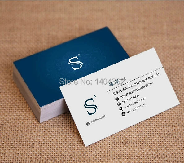 Custom Business Cards 300g Double-Sided Full Color Thank You Cards