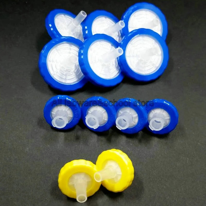 100–200pcs Syringe Filters CA-CN 13/25mm 0.22/0.45/0.8µm Hydrophilic