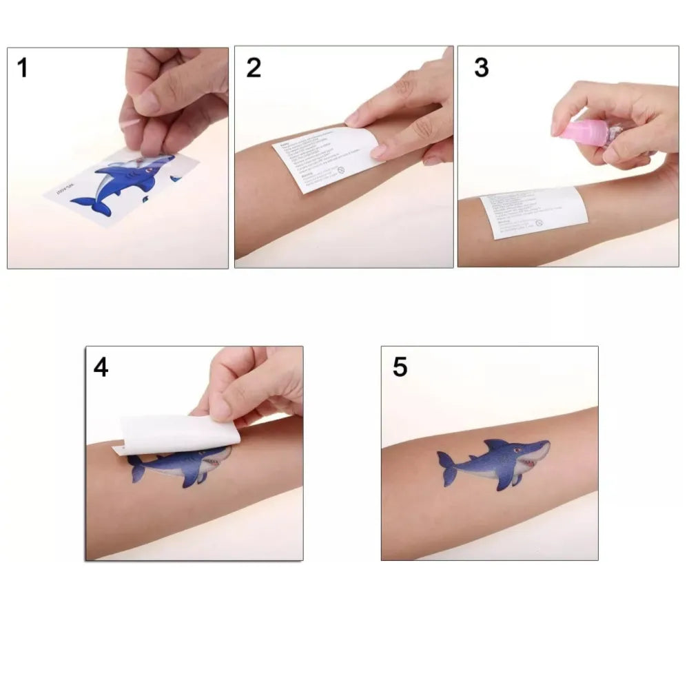 20 Sets A4 Inkjet Temporary Tattoo Transfer Paper Waterproof DIY Stickers
