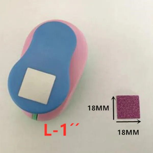 18–53mm Square Craft Punch Paper Cutter Scrapbooking DIY Hole Punch