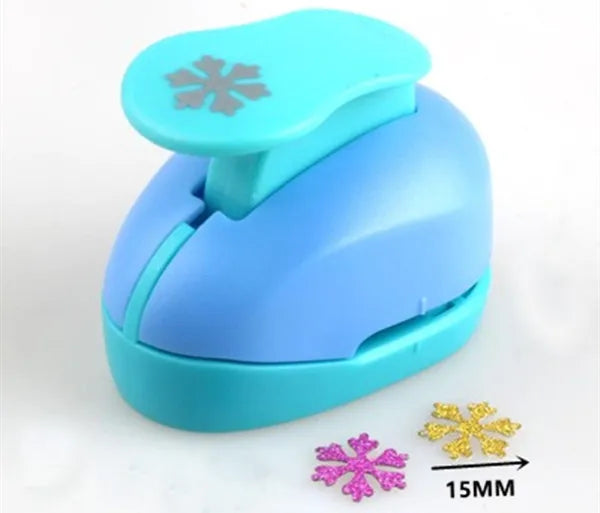 Snowflake Craft Punch 3/8''–3'' Paper EVA Scrapbook DIY Christmas Hole Punch