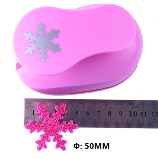 Snowflake Craft Punch 3/8''–3'' Paper EVA Scrapbook DIY Christmas Hole Punch