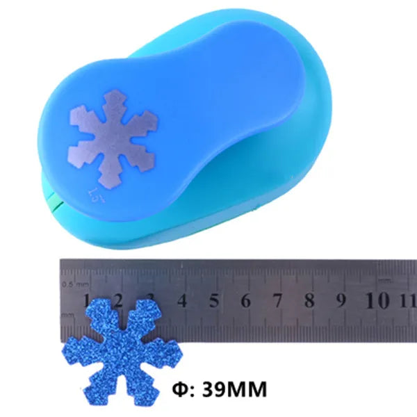 Snowflake Craft Punch 3/8''–3'' Paper EVA Scrapbook DIY Christmas Hole Punch