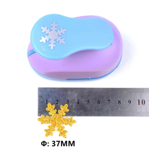 Snowflake Craft Punch 3/8''–3'' Paper EVA Scrapbook DIY Christmas Hole Punch