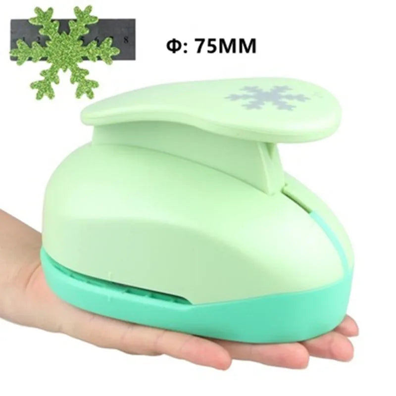 Snowflake Craft Punch 3/8''–3'' Paper EVA Scrapbook DIY Christmas Hole Punch